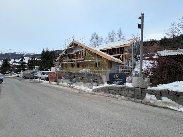 Rénovation de chalet à Courchevel